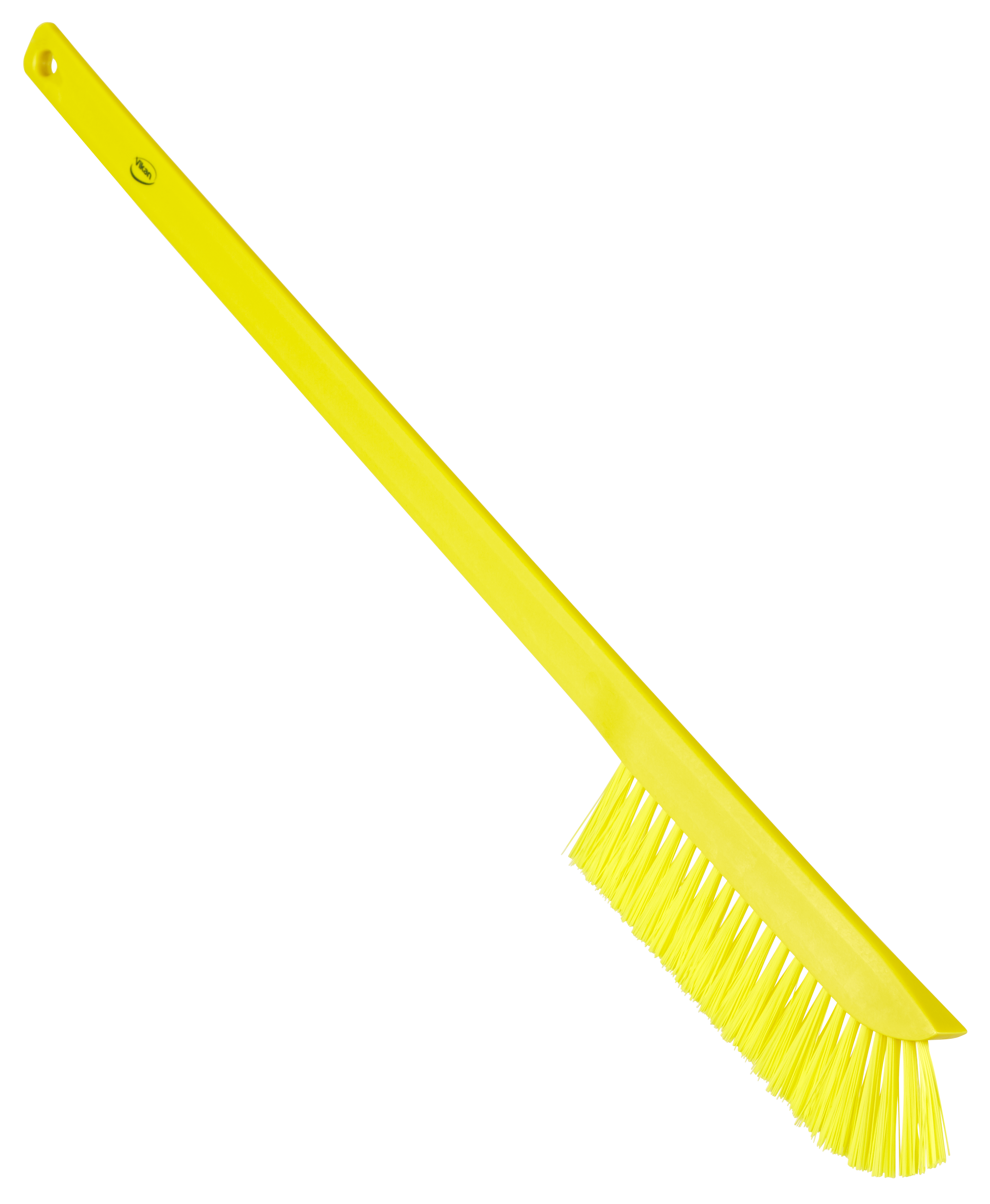 REMCO 41976 Ultra Slim Cleaning Brush with Long Handle, 23.62 Inch Medium, Yellow | CM7PQY