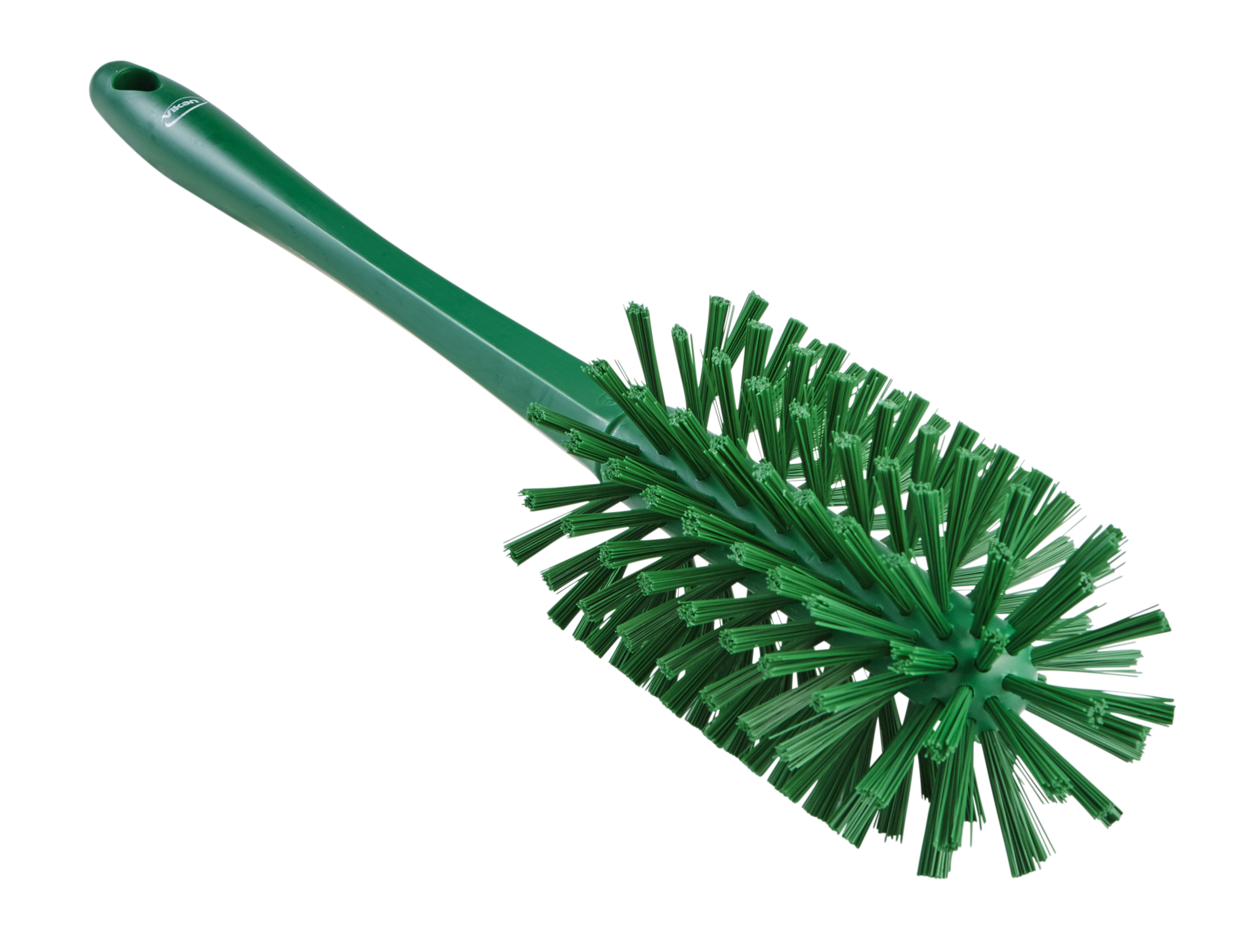 VIKAN 5381-90-2 Bottle Brush, 16-29/32 Inch L, Polyester, Long Handle, Green | CD2WRM 53UC73
