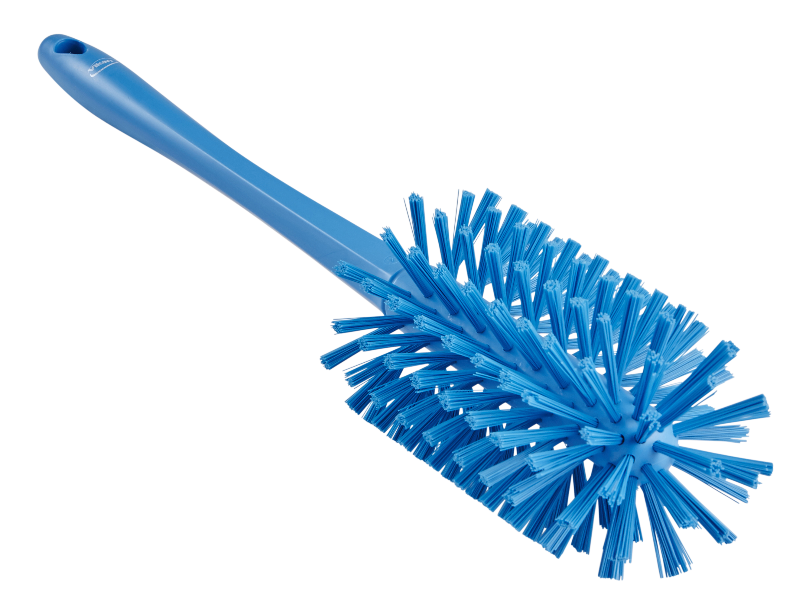 VIKAN 5381-90-3 Bottle Brush, 16-29/32 Inch L, Polyester, Long Handle, Blue | CD2WRN 53UC74