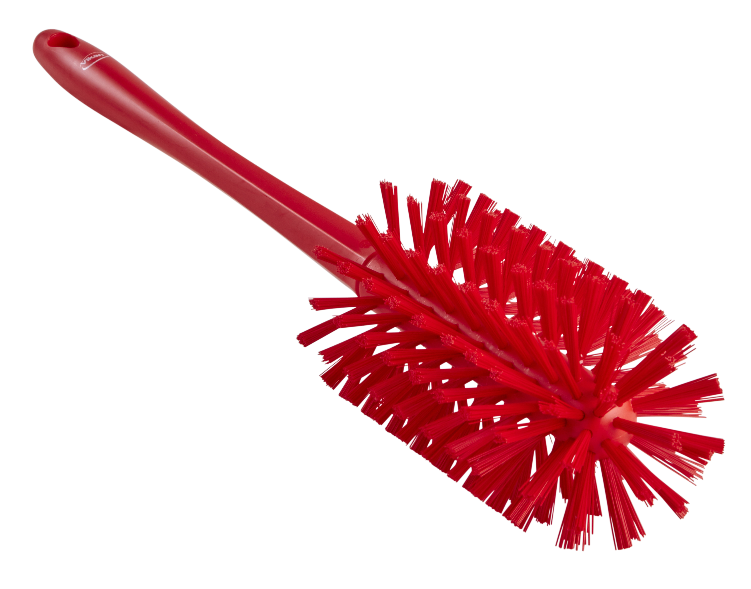 VIKAN 5381-90-4 Bottle Brush, 16-29/32 Inch L, Polyester, Long Handle, Red | CD2UNB 53UC75