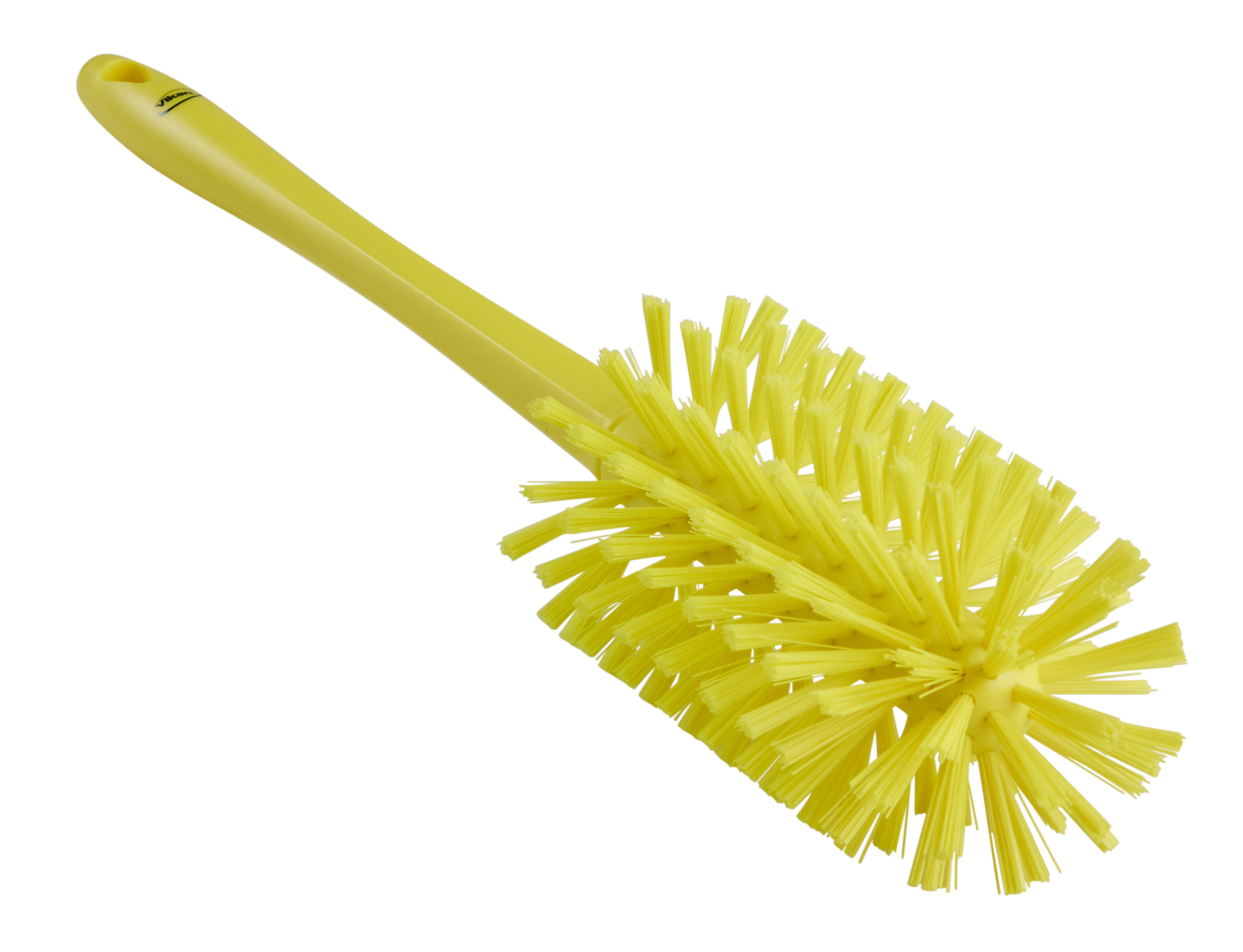 VIKAN 5381-90-6 Bottle Brush, 16-29/32 Inch L, Polyester, Long Handle, Yellow | CD2WRQ 53UC77