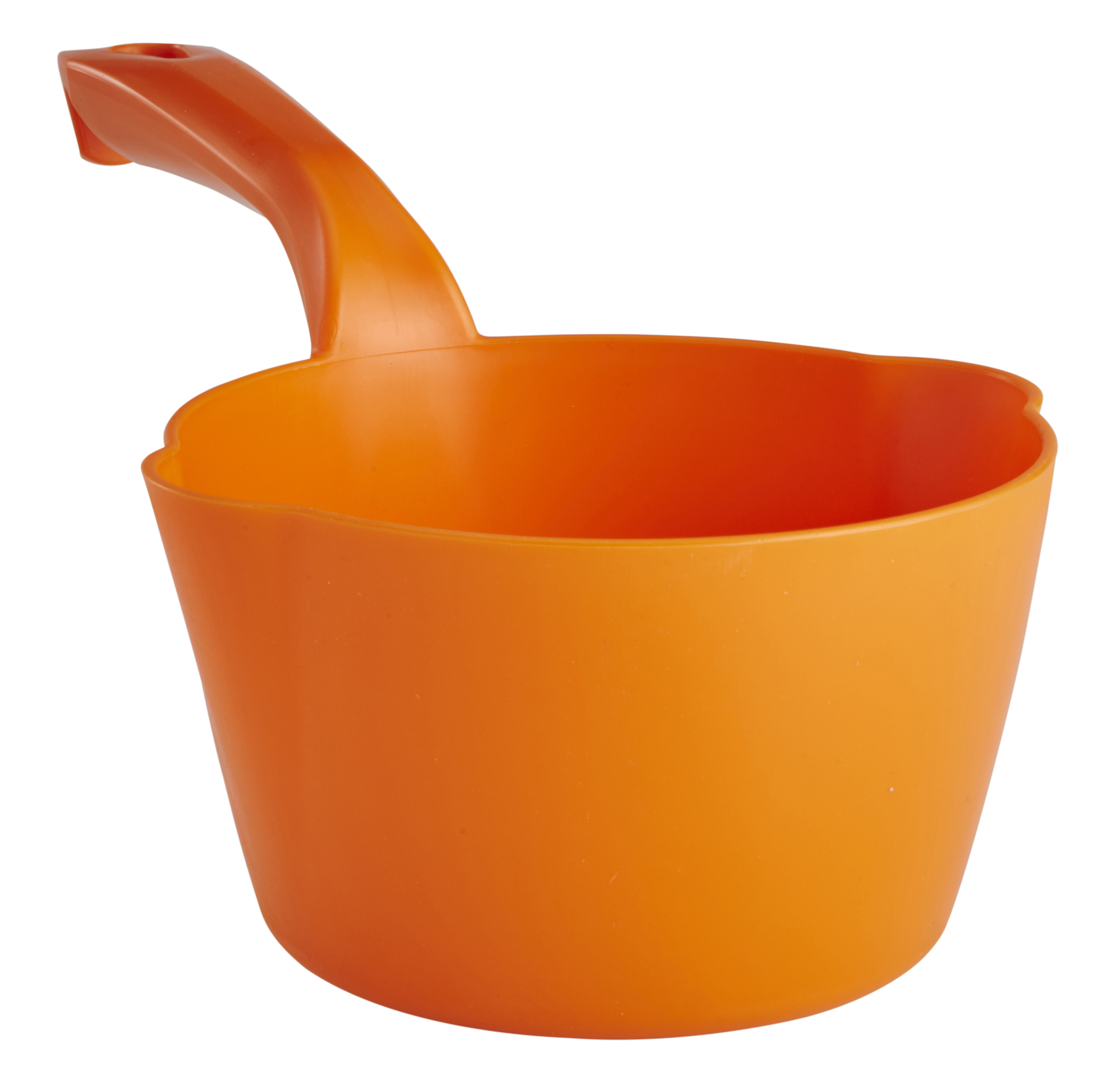 REMCO 56817 Round Bowl Scoop, 33.8 Fl oz Capacity, 11.61 Inch Length, Orange | CM7QFP