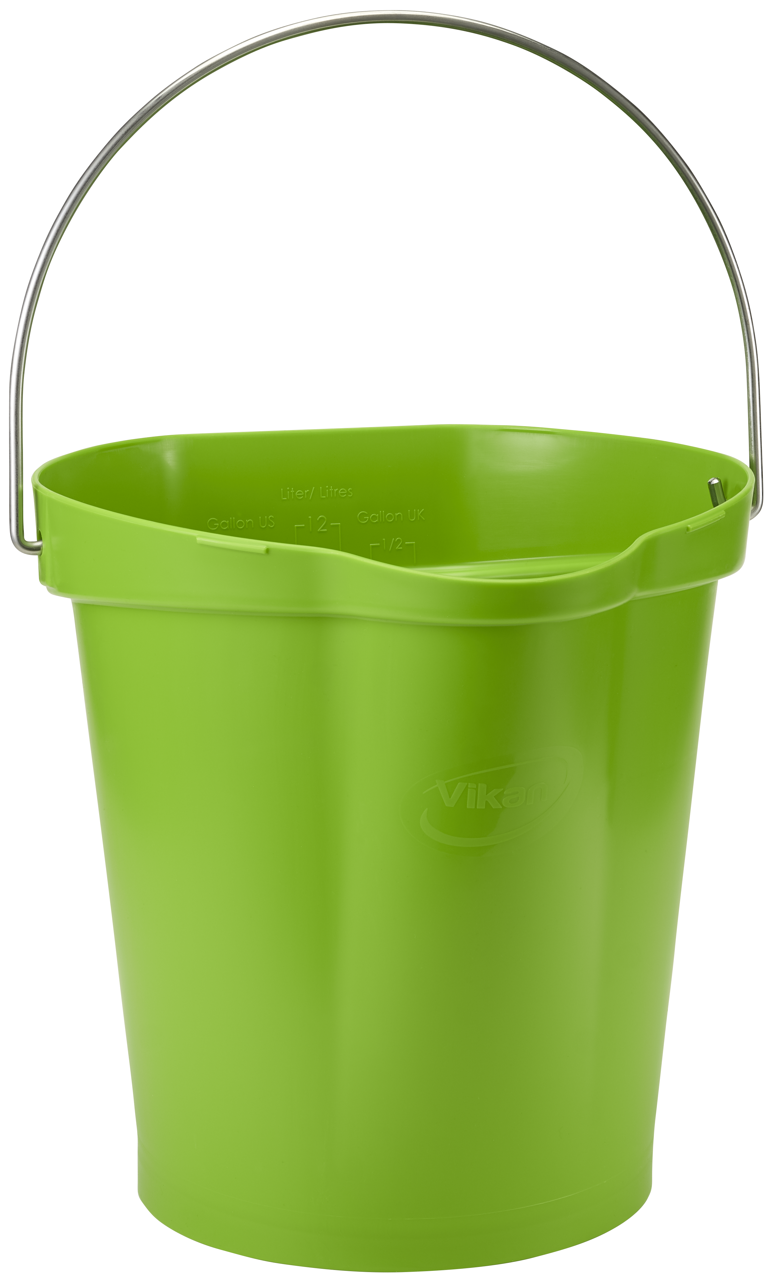 REMCO 568677 Bucket, 3 Gallon Capacity, PP/SS, Lime | CM7RED