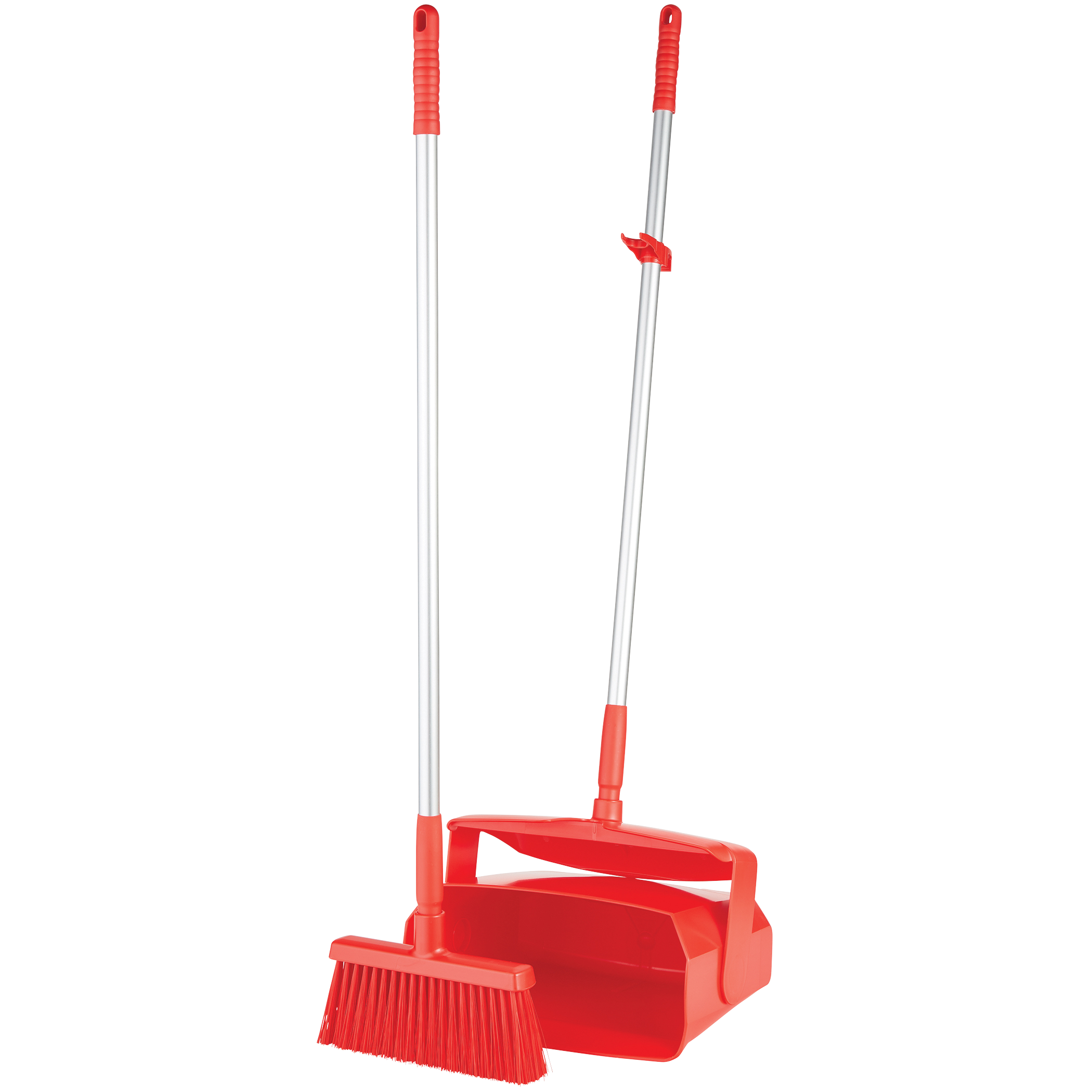 REMCO 62504 Lobby Broom and Dust Pan, 14.6 Inch Size, Red | CM7QLK