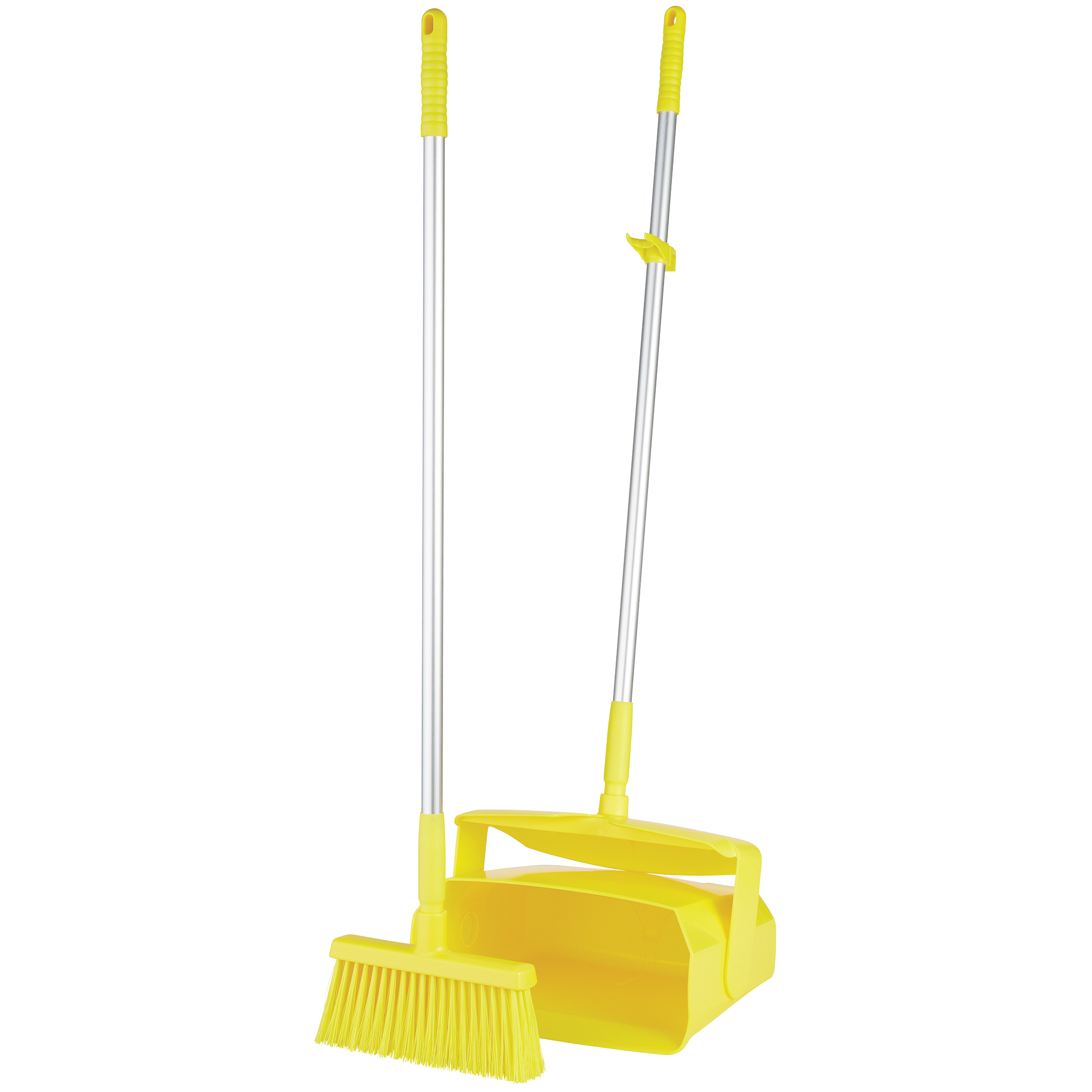REMCO 62506 Lobby Broom and Dust Pan, 14.6 Inch Size, Yellow | CM7QLH