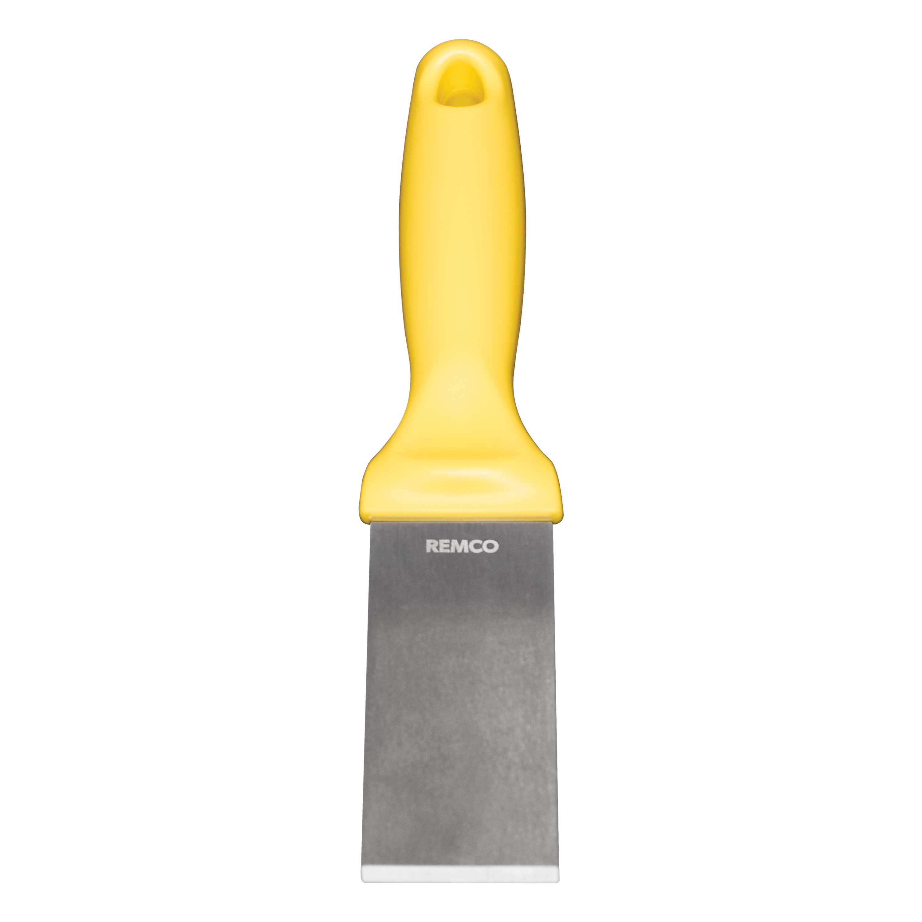 REMCO 69716 Scraper, 1.5 Inch Size, Stainless Steel, Yellow | CM7QEQ