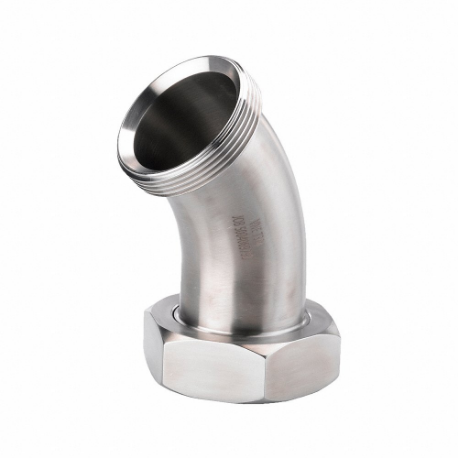 VNE STAINLESS 2P4.0 Elbow, 304 Stainless Steel, Female Thread Bevel Seat X Female Thread Bevel Seat, 32 Ra | CU7ZGQ 792PD9