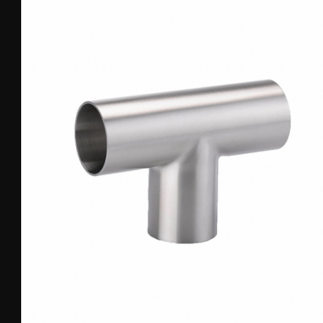 VNE STAINLESS E7W2.5 Tee, 304 Stainless Steel, Butt Weld x Butt Weld x Butt Weld, 32 RA, 6 Inch Overall Length | CU7ZJT 792PF8