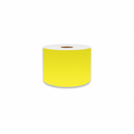 VNM SIGNMAKER FLUYL-3762 Continuous Label Roll, 3 Inch X 75 Ft, Vinyl, Fluorescent Yellow, Indoor | CU7ZRV 36UR35