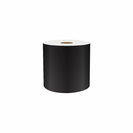 VNM SIGNMAKER REFBK-3102 Continuous Label Roll, 4 Inch X 75 Ft, Reflective Vinyl, Black, Indoor/Outdoor | CU7ZTR 36UR56