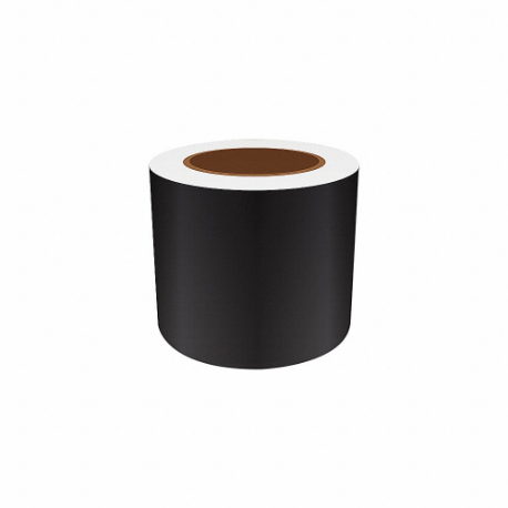 VNM SIGNMAKER REFBK-31028 Continuous Label Roll, 4 Inch X 75 Ft, Reflective Vinyl, Black, Indoor/Outdoor, Adhesive | CU7ZTT 36UR57
