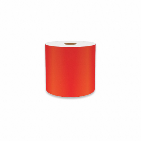 VNM SIGNMAKER REFRD-3102 Continuous Label Roll, 4 Inch X 75 Ft, Reflective Vinyl, Red, Indoor/Outdoor | CU7ZTZ 36UR96