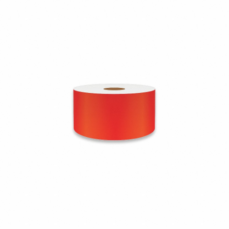 VNM SIGNMAKER REFRD-3508 Continuous Label Roll, 2 Inch X 75 Ft, Reflective Vinyl, Red, Indoor | CU7ZQP 36UT05