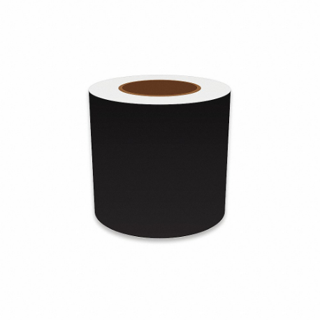 VNM SIGNMAKER VNMBK-3127 Continuous Label Roll, 5 Inch X 150 Ft, Vinyl, Black, Indoor/Outdoor | CU7ZUN 36UT34
