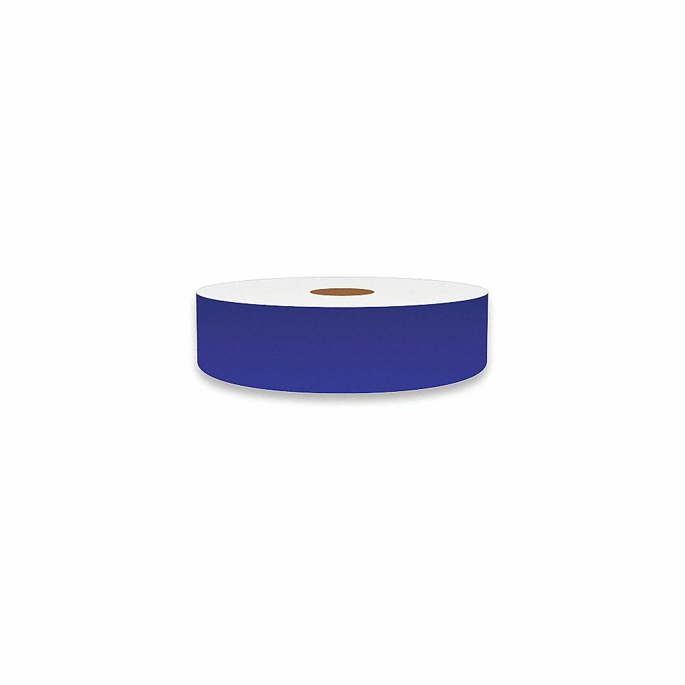 VNM SIGNMAKER VNMBL-3254 Continuous Label Roll, 1 Inch X 150 Ft, Vinyl, Blue, Indoor/Outdoor | CU7ZPD 36UT49