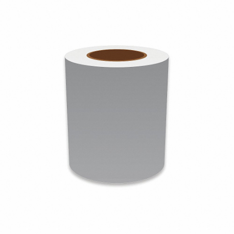 VNM SIGNMAKER VNMGR-3152 Continuous Label Roll, 6 Inch X 150 Ft, Vinyl, Gray, Indoor/Outdoor | CU7ZVE 36UT86