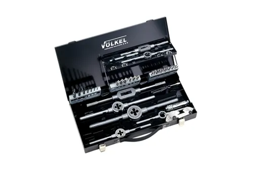 VOLKEL 49151 Tap & Die Set, HSSE DIN-Standard, M 3 - 12 Size | CM6FYH