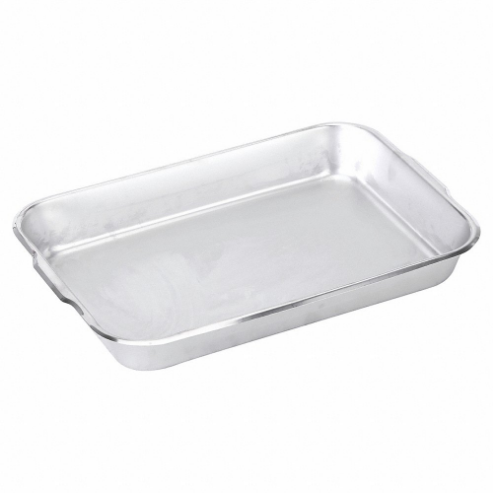 VOLLRATH 61250 Bake and Roast Pan, SS, 16 1/8 x 11 1/8 x 2 1/4 Inch Size, 4 3/4 qt. | CH9QBX 6PVK4