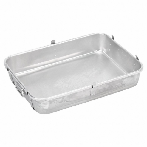 VOLLRATH 68362 Roasting Pan Bottom, Aluminum, With Chrome Plated Steel Strap, 29 1/2 qt. | CJ3EPR 6PVJ3