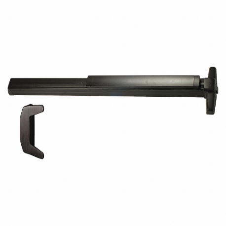 VON DUPRIN 33A-DT 3 313 Rim, 36 Inch Size, Fits 2 Inch Stile Width, Non-Handed, Dark Bronze, 33A | CU8AJP 46TR66