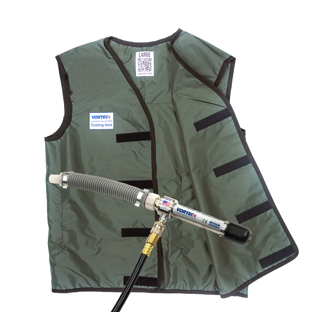 Cooling Tube And Large Vest, Integrated 25 SCFM