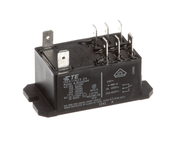 Relay, Dpdt, 1 Hp, 120V, 2.25 x 4.7 x 2.05 Inch Size