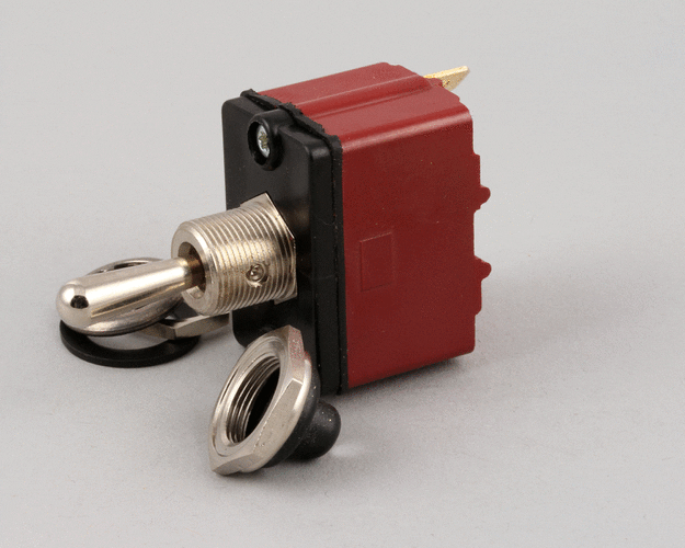 Tilt Toggle Switch, Spdt, 1.9 x 2.9 x 1.25 Inch Size