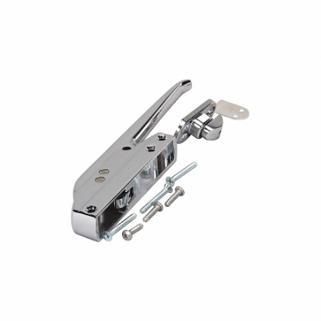 Door Latch With Metal Handle, 3.4 x 9.6 x 2.15 Inch Size