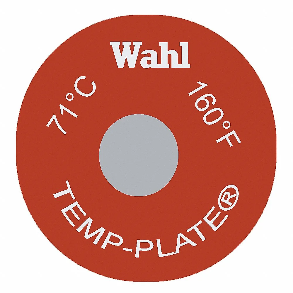 WAHL 414-160F-071C Non-Reversible Temp Indicator, Round Dot, 1 Points, 20 Pack | CU8CUT 6FYZ7
