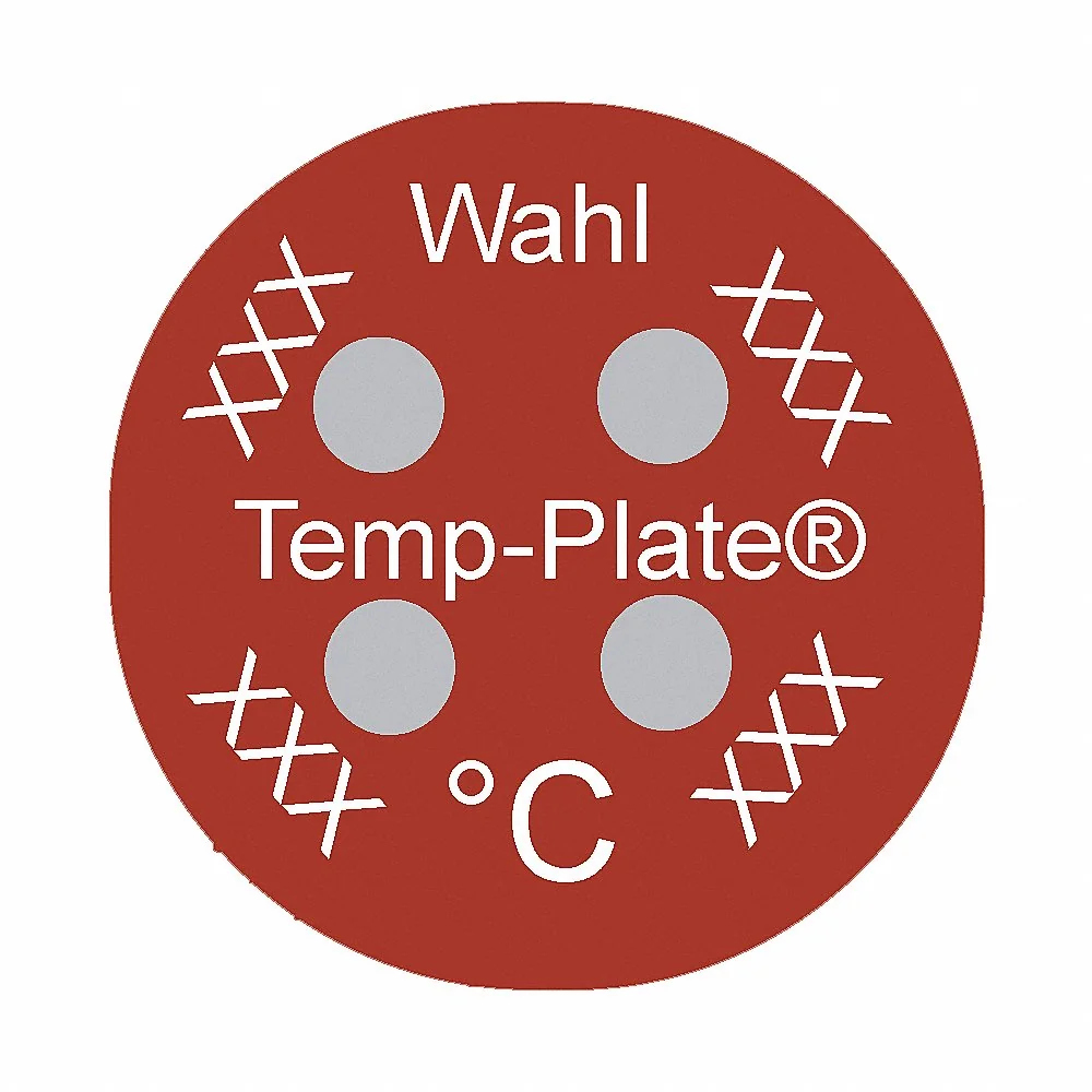 WAHL 444-082C Non-Reversible Temp Indicator, Round Dot, 4 Points, 10 Pack | CU8CXK 6EAK0
