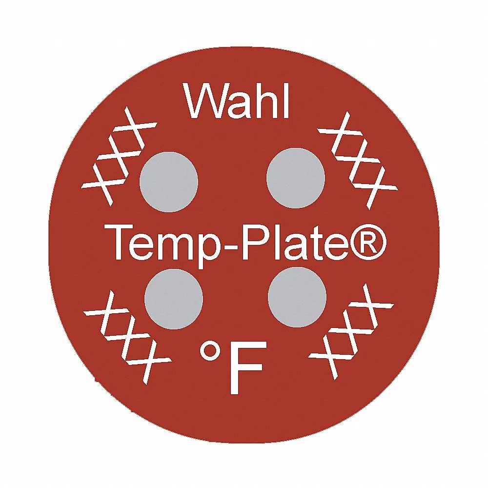 WAHL 444-280F Non-Reversible Temp Indicator, Round Dot, 4 Points, 10 Pack | CU8CVP 6EAN7