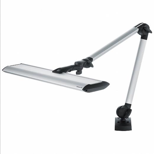 Task Light, LED, Articulating, 30.9 Inch Arm Reach, 2,300 lm Max Brightness