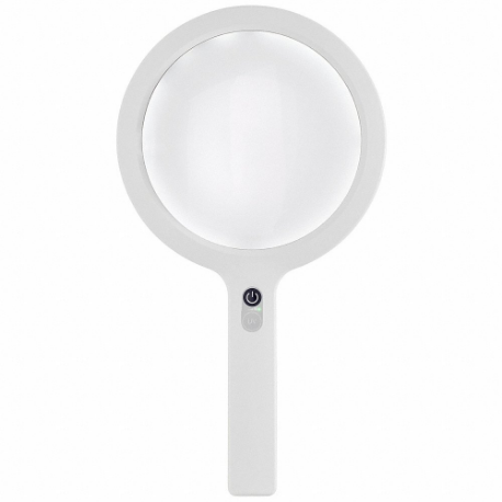 Handheld Magnifier, LED, 8000 lux 0.15 m, 6500K, 95 Color Rendering Index, 7 With Watt