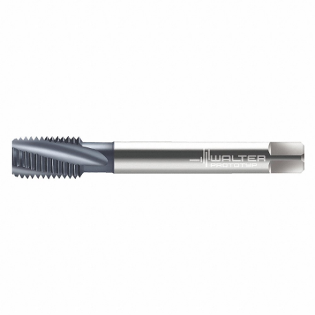 WALTER TOOLS 2046006-M16 Spiral Flute Tap, M16X2 Thread Size, 20 mm Thread Length, 110 mm Length, Ticn | CU9JPE 426X94