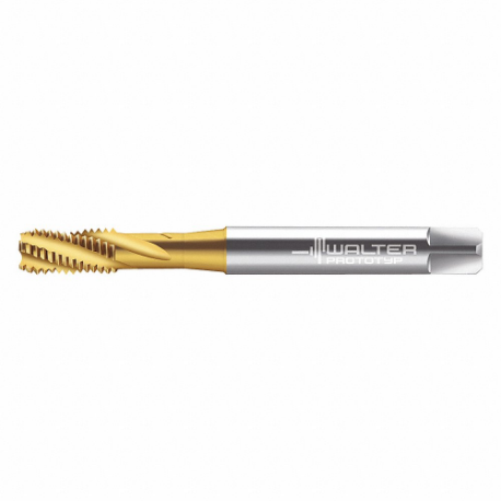 WALTER TOOLS 2051315-M5 Spiral Flute Tap, M5X0.8 Thread Size, 8 mm Thread Length, 70 mm Length, Tin | CU9FNZ 426Y59