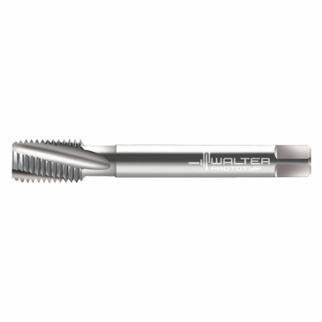 WALTER TOOLS 21460-M16X1 Spiral Flute Tap, M16X1 Thread Size, 15 mm Thread Length, 100 mm Length | CU9EQK 427A77