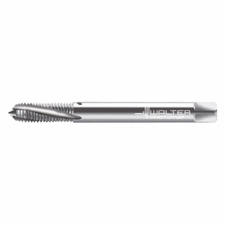 WALTER TOOLS 224101-UNJC10 Spiral Flute Tap, #10-24 Thread Size, 13.50 mm Thread Length, 70 mm Length | CU9CWT 427C96