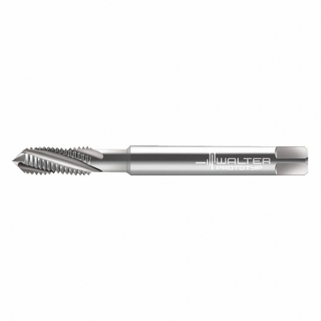 WALTER TOOLS 224102-UNC10 Spiral Flute Tap, #10-24 Thread Size, 16 mm Thread Length, 70 mm Length, Pipe | CU9CWW 427D04