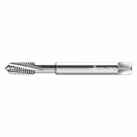 WALTER TOOLS 22416-UNC10 Spiral Flute Tap, #10-24 Thread Size, 16 mm Thread Length, 70 mm Length, Pipe | CU9CWV 427D37