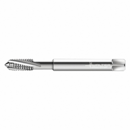 WALTER TOOLS 224164-UNC10 Spiral Flute Tap, #10-24 Thread Size, 16 mm Thread Length, 70 mm Length | CU9CWU 427D31