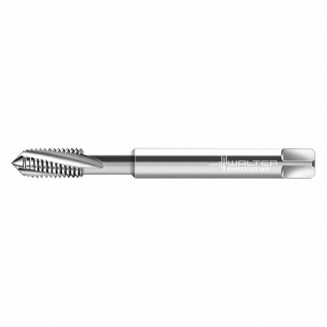 WALTER TOOLS 23416-UNF6 Spiral Flute Tap, #6-40 Thread Size, 12 mm Thread Length, 56 mm Length | CU9DBH 427F56