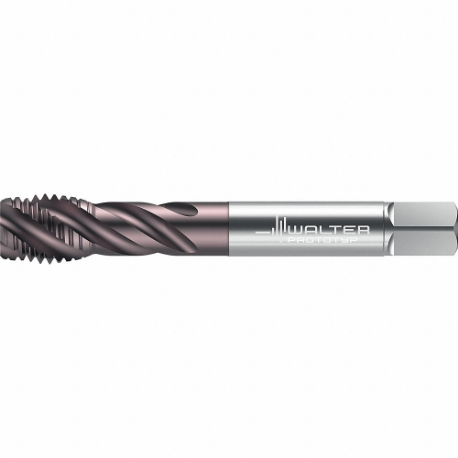 WALTER TOOLS 7557089 Spiral Flute Tap, 7/8 Inch Thread Size, 0.7090 Inch Thread Length, 4.921 Inch Length | CU9DZE 60HD95