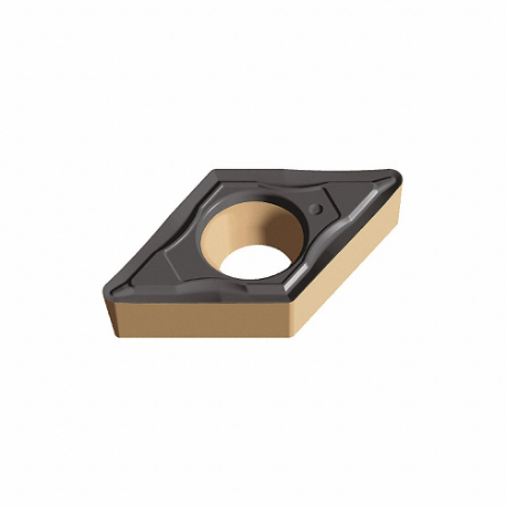 WALTER TOOLS DCMT070204-PF4 WPP01 Diamond Turning Insert, Neutral, 3/32 Inch Thick, 1/64 Inch Corner Radius | CU9NKH 53UW35