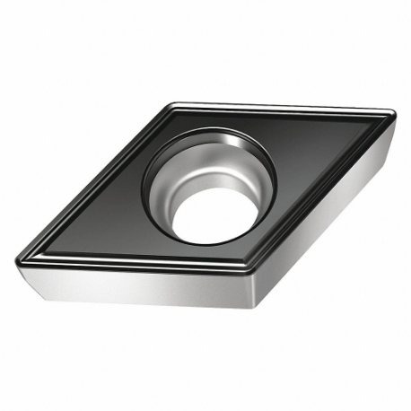 WALTER TOOLS DCMT070204-FP6 WPP20S Diamond Turning Insert, Neutral, 3/32 Inch Thick, 1/64 Inch Corner Radius | CU9NJE 53UW22
