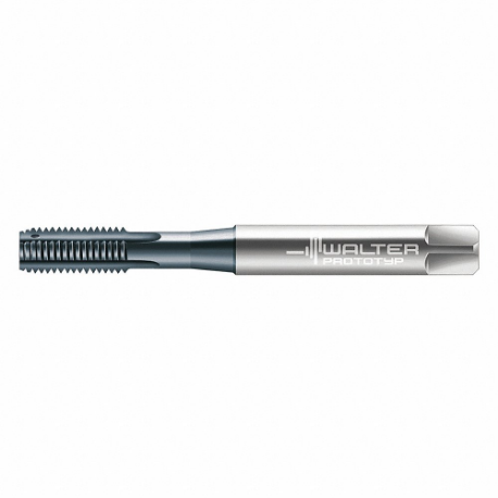 WALTER TOOLS E2031446-M6 Straight Flute Tap, M6X1 Thread Size, 15 mm Thread Length, 80 mm Length, Ticn | CU9BPR 427Z63