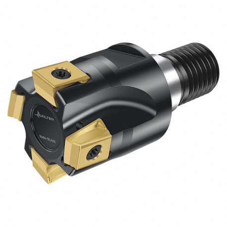 WALTER TOOLS F5141.UT36.038.Z04.12 Indexable Square End Mill, 1 1/2 Inch Max. Cutting Dia, Screw On, T36 Connection Size | CU8EWQ 56MN49