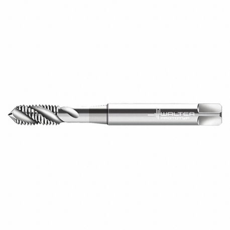 WALTER TOOLS P20549-M2 Spiral Flute Tap, M2X0.4 Thread Size, 4 mm Thread Length, 45 mm Length, 7G | CU9FBV 428V89
