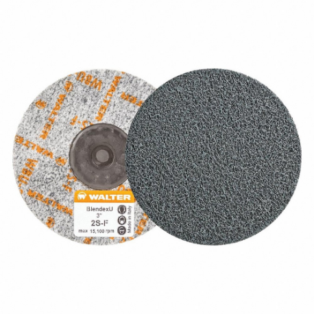 WALTER SURFACE TECHNOLOGIES 04U321 Finishing Disc, TR, 3 Inch Dia, Silicon Carbide, Twist Blendex U | CU9CBH 804CK7