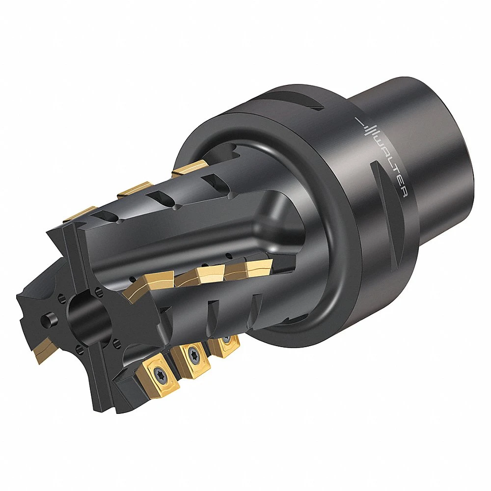 WALTER TOOLS M4258-063-C8-02-60-B Indexable Square Shoulder End Mill, 2 12/25 Inch Max. Cutting Dia, Taper | CU8ETD 56MP57