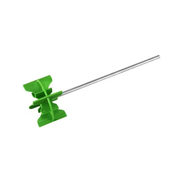 Plastic Paint Mixer, 10 Inch L, Metal Shaft, Fits 3/8 Inch Drill
